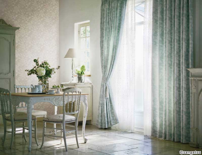 カーテン プレーンシェード サンゲツ EDA BF4795〜BF4796 SS仕様(スタンダード) 約1.5倍ヒダ 幅95×丈160cmまで [3]