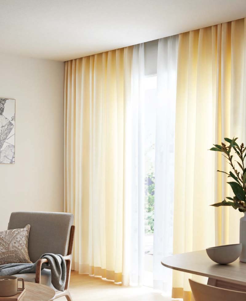 カーテン コントラクト スミノエ フェイス 福祉 スタンダード縫製 約2倍ヒダ エトニア E7196〜E7201 幅300×高さ220cm迄 [2]