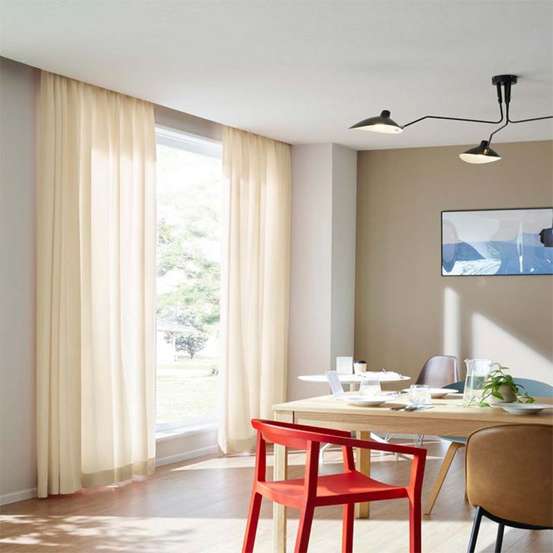 カーテン コントラクト スミノエ フェイス 教育 スタンダード縫製 約2倍ヒダ ルキシル E7306〜E7311 幅450×高さ280cm迄 [2]