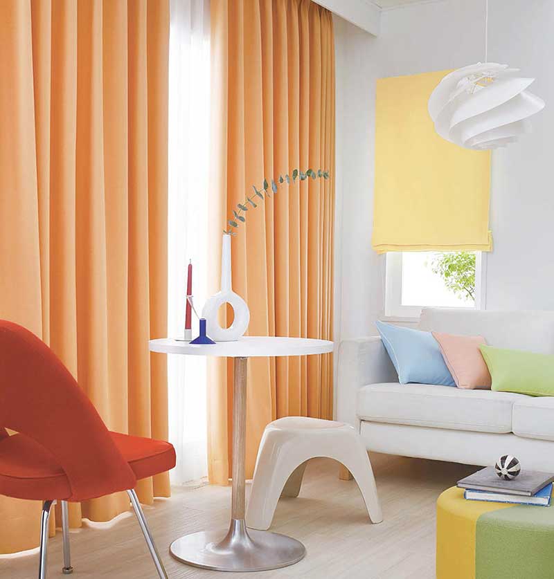 東リ fuful フフル オーダーカーテン＆シェード SUN SHADE(PLAIN) 遮光(プレーン) TKF20527〜20531 プレーンシェード ドラム式(PA) 幅140×高さ200cmまで