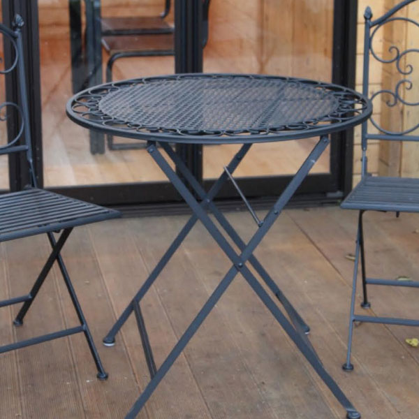 ガーデニング 我が家の素敵なガーデン＆インテリア JABIS Garden＋Interior★折り畳みアイアンテーブル2型 (32354)