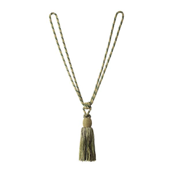 たっせる タチカワのカーテンレール カーテン アクセサリー タッセル●ロココ（1本）●モスグリーン