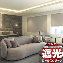 【スーパーSALE】タチカワブラインド ロールスクリーン 遮光 アネシス遮光 RS-1504〜1506 ホームタコス ラルク 遮光モヘアガイドレール コンセント...