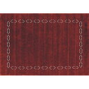 y tzO }bg V WORLD CARPET@Wool Hand Loom DOUBLE FACE _utFCX Red 50~80cm