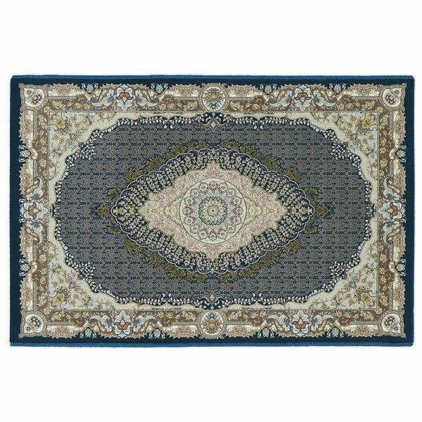 楽天インテリアカタオカ【送料無料 条件付き】玄関マット モリヨシ WORLD CARPET　Mat Collection リブレット マット G-227-DBL 約70×120cm