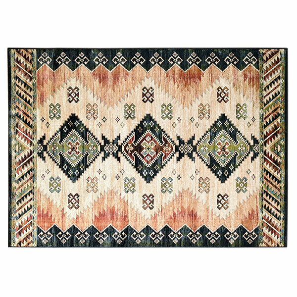 ラグ マット 快適ラグ モリヨシ CHOUETTE Vol.11 Ethnic Collection Nomad ノマド 14249-2131 約135x195cm