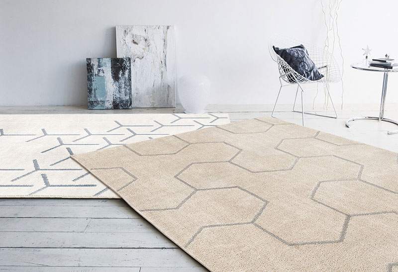 【送料無料】ラグ マット Prevell CARPET COLLECTION 2022 Spring/Summer スコープ/2316 約190x240cm 01アイボリー