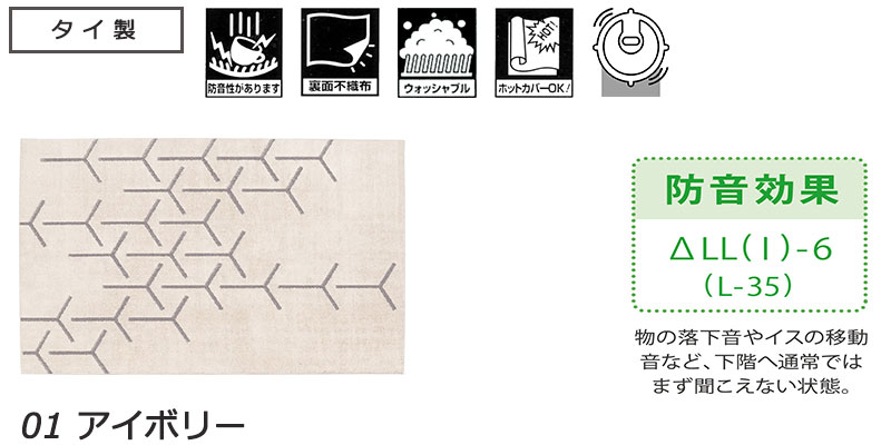 【送料無料】ラグ マット Prevell CARPET COLLECTION 2022 Spring/Summer スコープ/2316 約190x240cm 01アイボリー