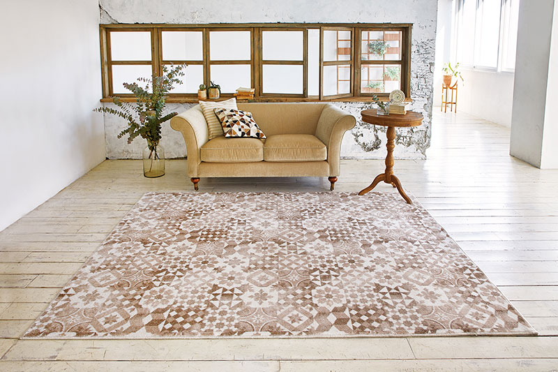 【送料無料】ラグマット Prevell CARPET COLLECTION 2026 Spring/Summer ニケ/2700 約200x200cm [2]