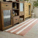 【送料無料】ラグ マット HOME RUG MAT 2024-2025 VASKE/ NO.131-35872 #18 ピンク 45x60cm