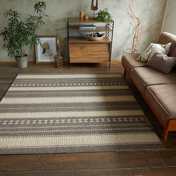 【送料無料】ラグ マット HOME RUG MAT 2024-2025 Kapa/NO.134-10369 #9 グレー 190x240cm