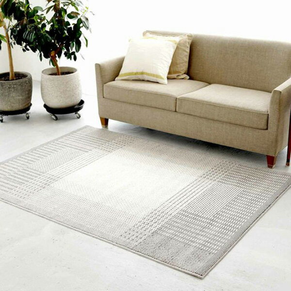 【送料無料】ラグ マット HOME RUG MAT 2024-2025 Filnus/NO.134-72836 #9 グレー 130x185cm