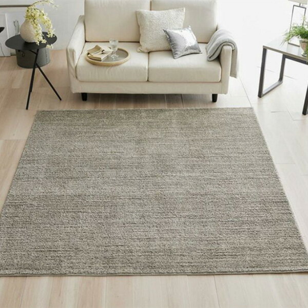 【送料無料】ラグ マット HOME RUG MAT 2024-2025 Ecru/NO.134-76149 #47 グレージュ 190x190cm
