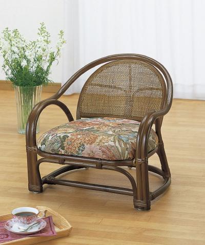 アームチェア籐　ラタン　家具【送