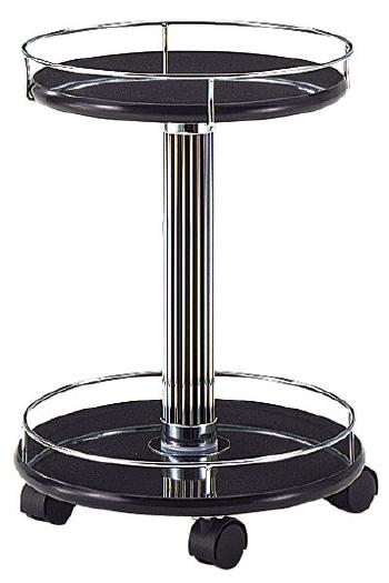 サイドワゴン　【送料無料】ワゴン キャスター付き シルバー ブラック 黒 業務用 店舗用 高級 おし ...