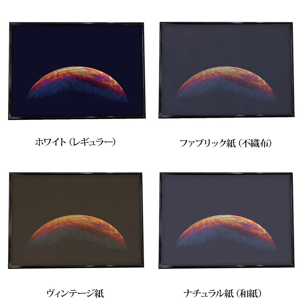 ポスター 宇宙 ユニバース 天体 星 惑星 【用紙×サイズ×デザイン】 ポスター 銀河 衛星 プラネタリウム 宇宙【an-poster-294】 - 3