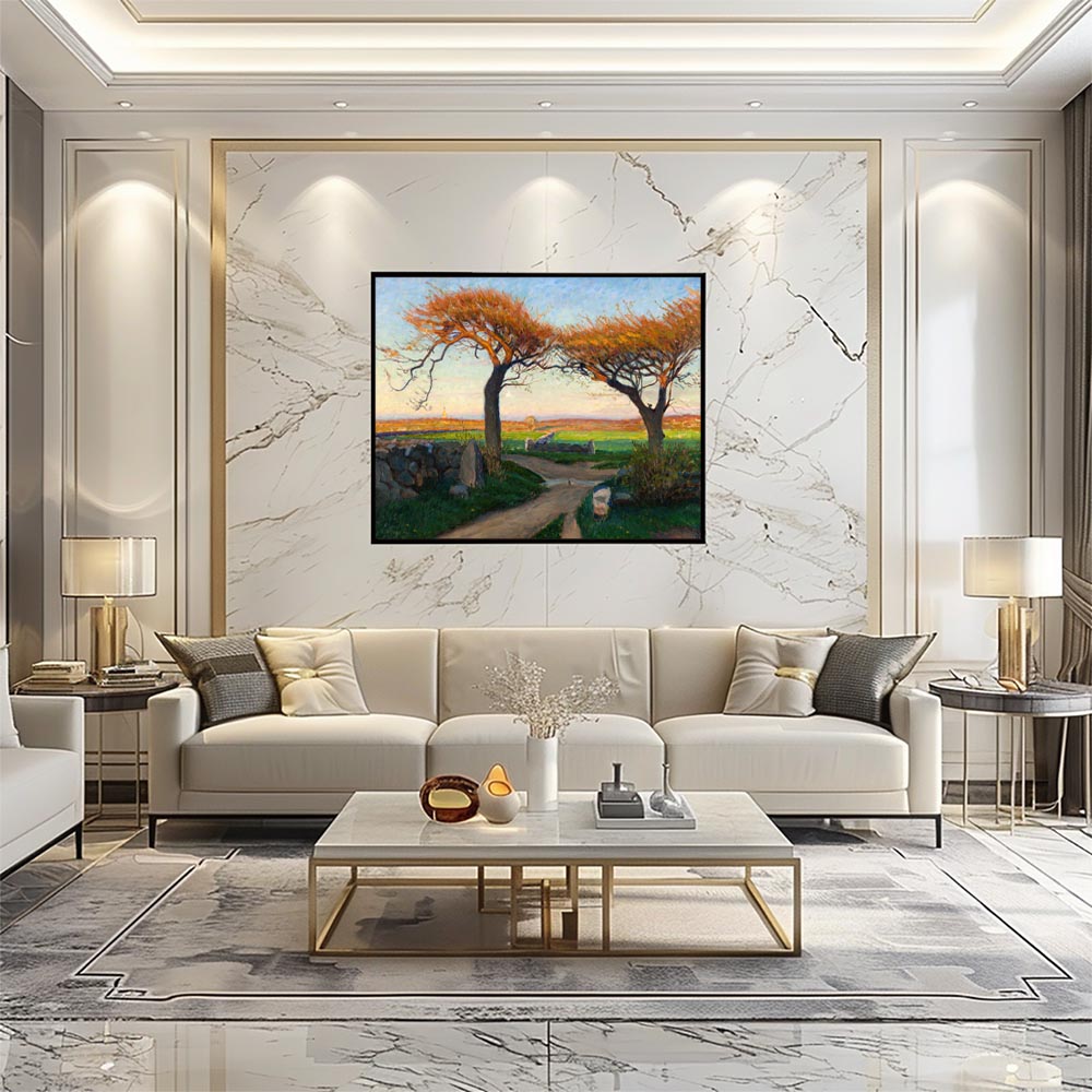 世界の古い絵画 レトロポスター デジタルリマスターLandscape from Halland インテリア a0 a1 a2 a3 a4 b4 b0 b1 b2 b3作品 油絵 水彩画 おしゃれ モダン シンプル お洒落【bn-poster-3617】 2