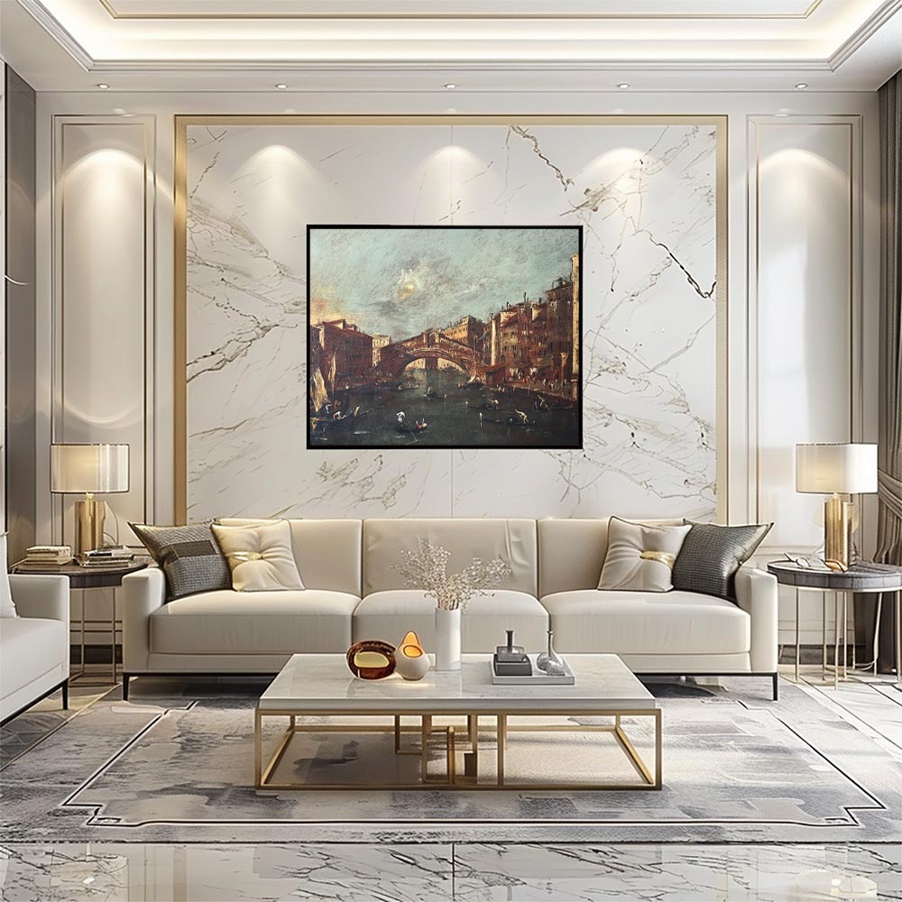 ポスター 名画 絵画 横 a0 a1 a2 a3 a4 b0 b2 b1 b3 b4 リアルト橋 ヴェニス 風景 ...
