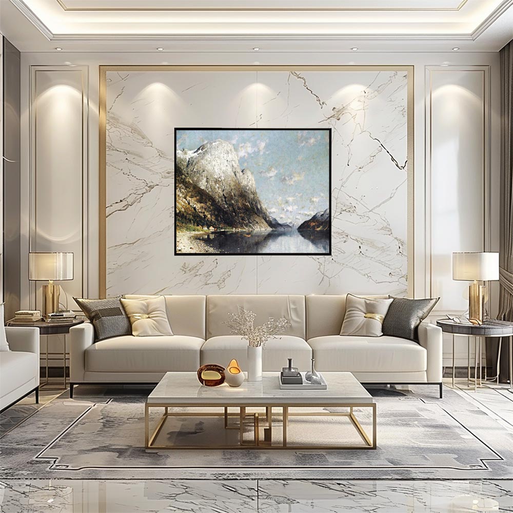 ポスター 名画 絵画 横 a0 a1 a2 a3 a4 b0 b2 b1 b3 b4 フィヨルド インテリア おしゃれ 自然風景 デジタルリマスター【bn-poster-5785】 2