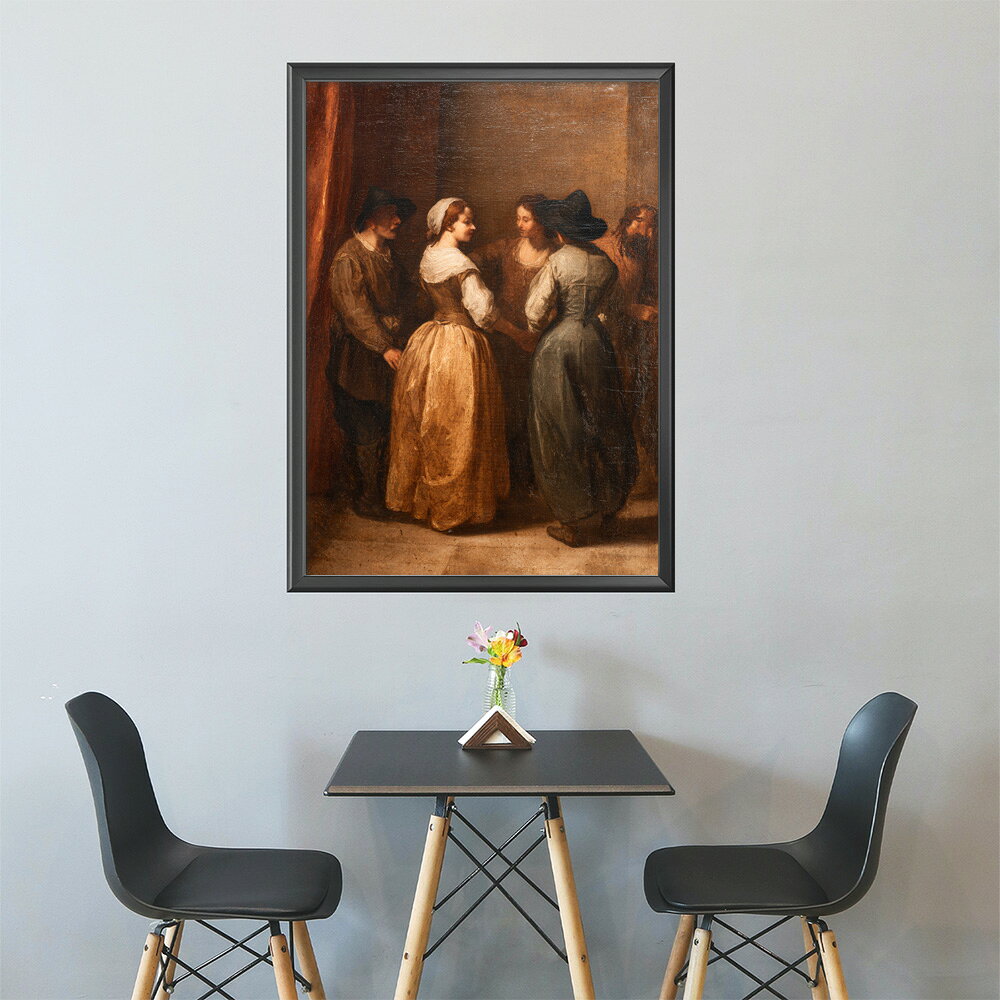 肖像画 ポスター ヨーロッパ 絵画風 女性 男性 家族 日常風景 アンティーク レトロ 油絵 アート 壁掛け おしゃれ リビング インテリア 装飾 ポスター おしゃれ プリントポスター フォト イラスト お洒落 特大 大きい【lm-poster-6691】 2