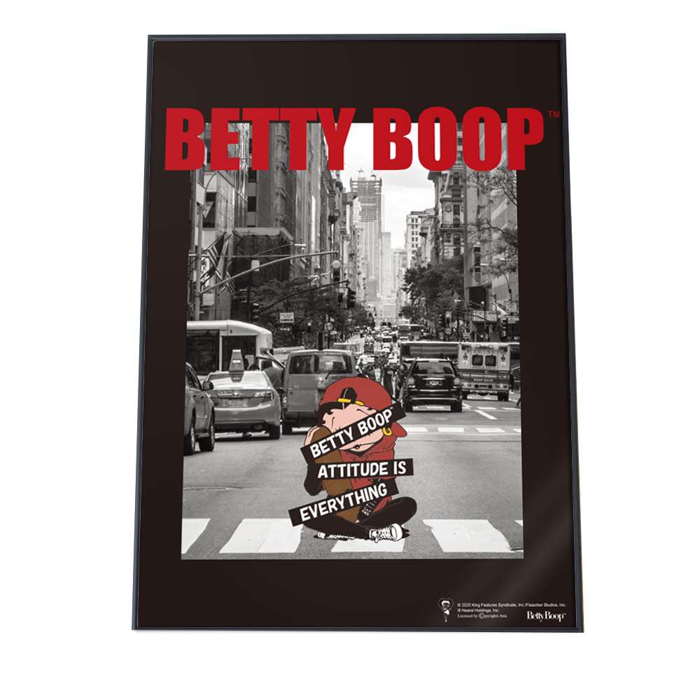 ポスター Betty Boop(ベティー ブープ) 大きさ 正規品 ベティーちゃん ポスター キャラクター アニメ 映画 アメリカ コミック 漫画 ベティ ダイナー ストリート ニューヨーク スケボー a0 a1 a2 a3 a4 b0 b1 b2 b3 b4 特大 小さい 縦【betty-poster-1008】