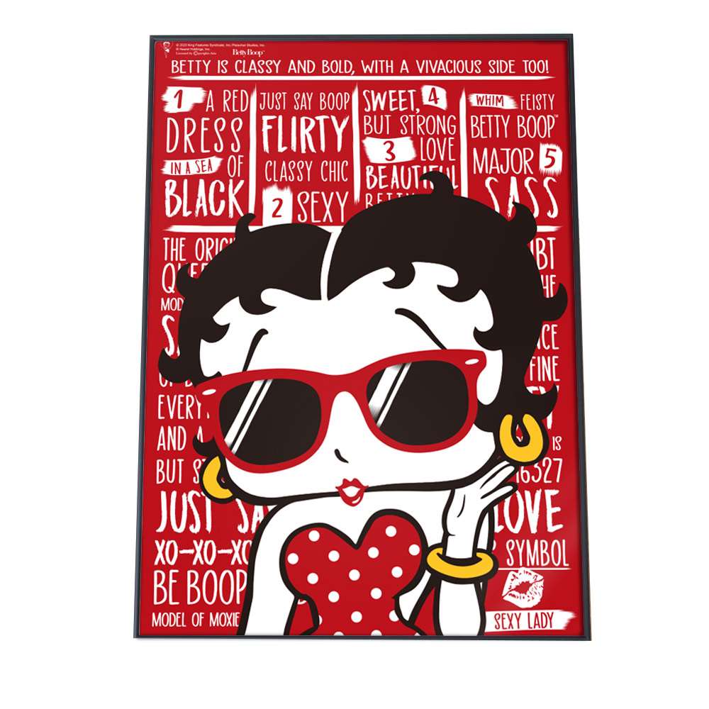 ポスター Betty Boop(ベティー ブープ) 大きさ 正規品 ベティーちゃん ポスター キャラクター アニメ 映画 アメリカ コミック 漫画 ベティ ダイナー 北欧 シンプル a0 a1 a2 a3 a4 b0 b1 b2 b3 b4 特大 小さい 縦【betty-poster-1012】