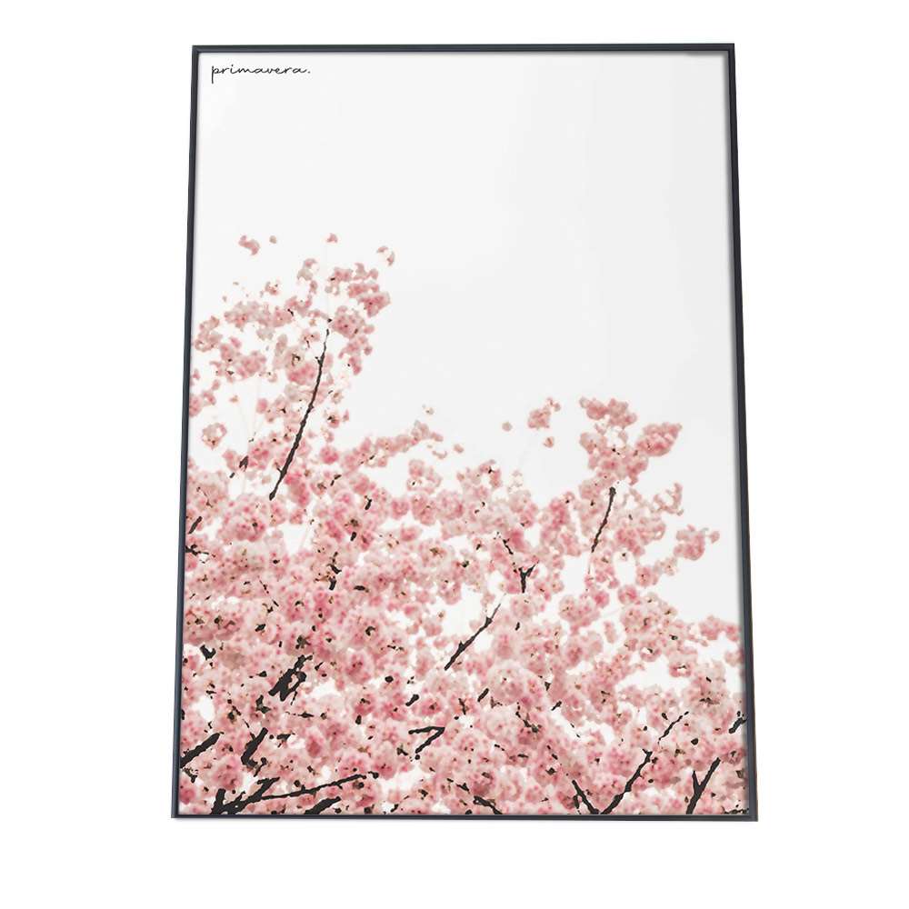 アートプリント ポスター インテリア おしゃれ サクラ 梅 ウメ 花 フラワー ピンク 木 お洒落 モダン a..