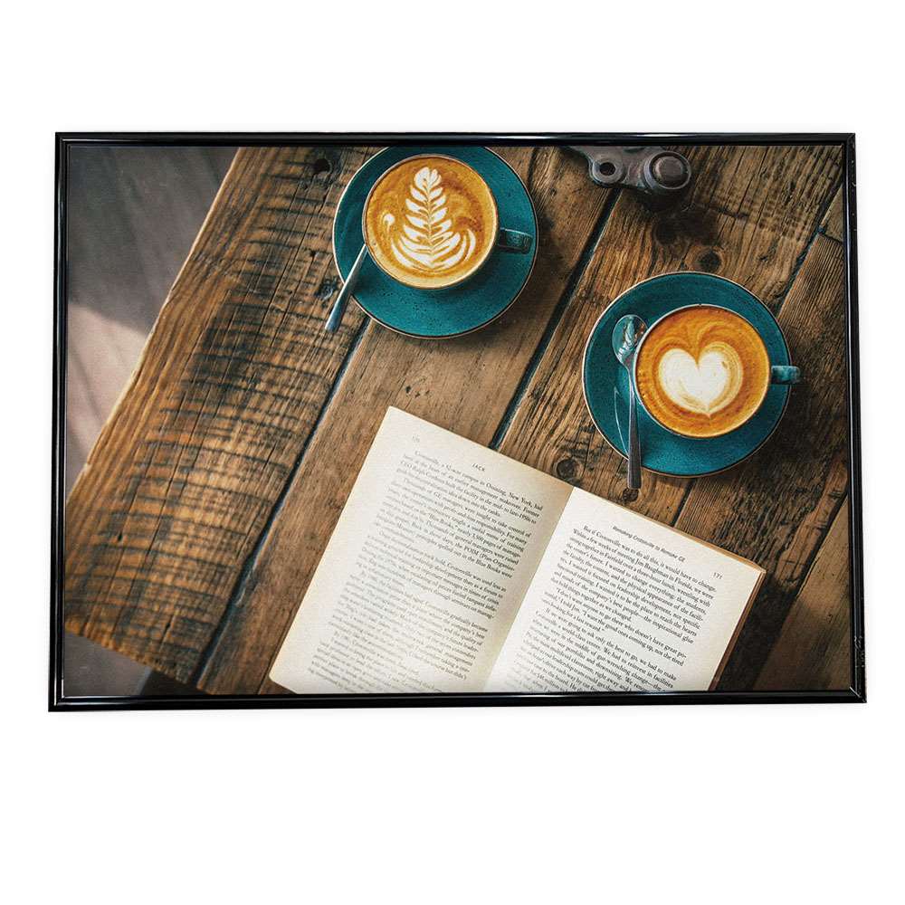 アートプリント ポスター インテリア おしゃれ フォト カフェ コーヒー ラテ カップ お茶 おいしそう ..