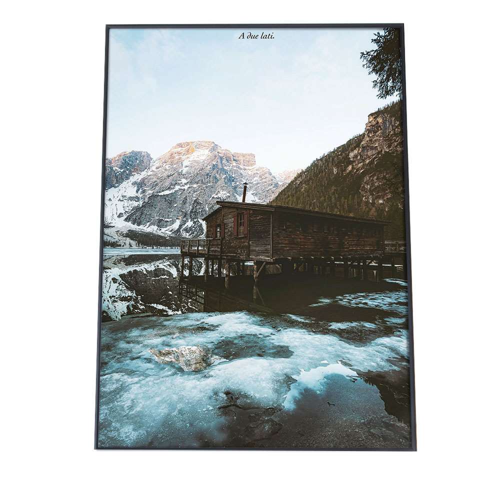 湖畔 風景 海外 お洒落 ポスター 【選べる全サイズ＆用紙】 ポスター 湖 水 海 a0 a1 a2 a3 a4 b0 b1 b..