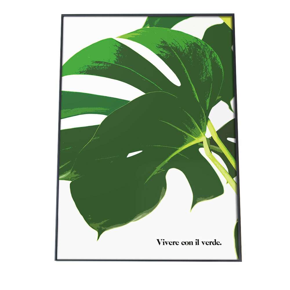 アートプリント ポスター インテリア おしゃれ モンステラ サトイモ科 ジャングル グリーン 観葉植物 ..