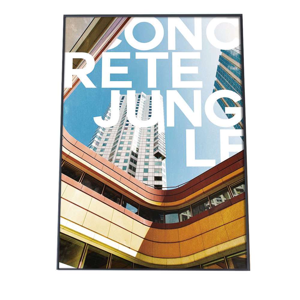 アートプリント ポスター インテリア インテリア フォト 人気 青 空 スカイ アート 英字 オレンジ アルファベット 幾何学 絵画 名画 モダンアート インダストリアル 縦【fg-poster-994】(3.0)