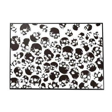 【送料無料】選べるサイズ A4サイズ(約21×30cm) インテリア おしゃれ ファッションポスター アート ペイント 絵具 白 黒 モノクロ モノトーン 油絵 リビング 玄関 絵画 オイル モダン 不思議 シンプル カフェ 総柄