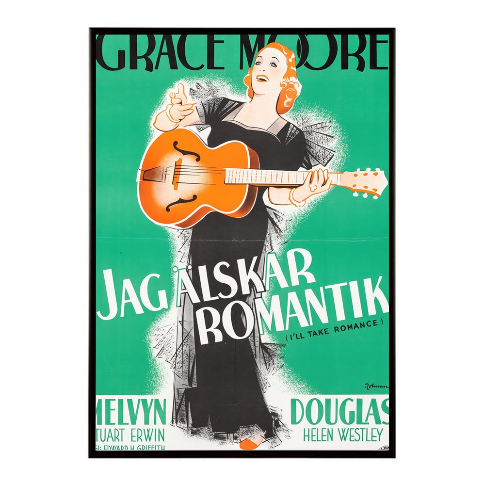 I’ll_Take_Romance超古いポスター 復刻 デジタルリマスター 古典 アンティーク 中世 昭和 大正 歴史 インテリア おしゃれ プリントポスター フォト オシャレ アート モダン【bn-poster-1167】