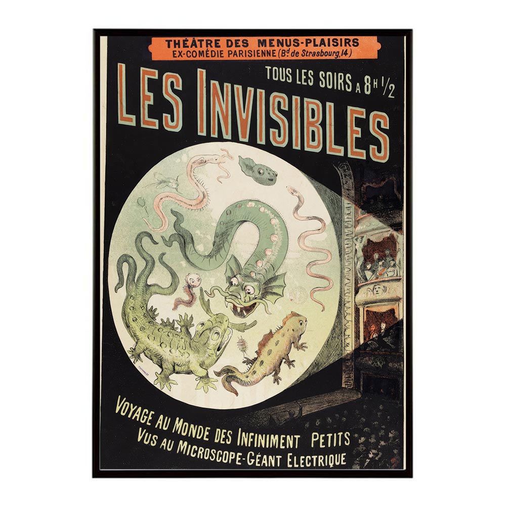 Les_Invisibles超古いポスター 復刻 デジタルリマスター 古典 アンティーク 中世 昭和 大正 歴史 インテリア おしゃれ プリントポスター フォト オシャレ アート モダン【bn-poster-1246】