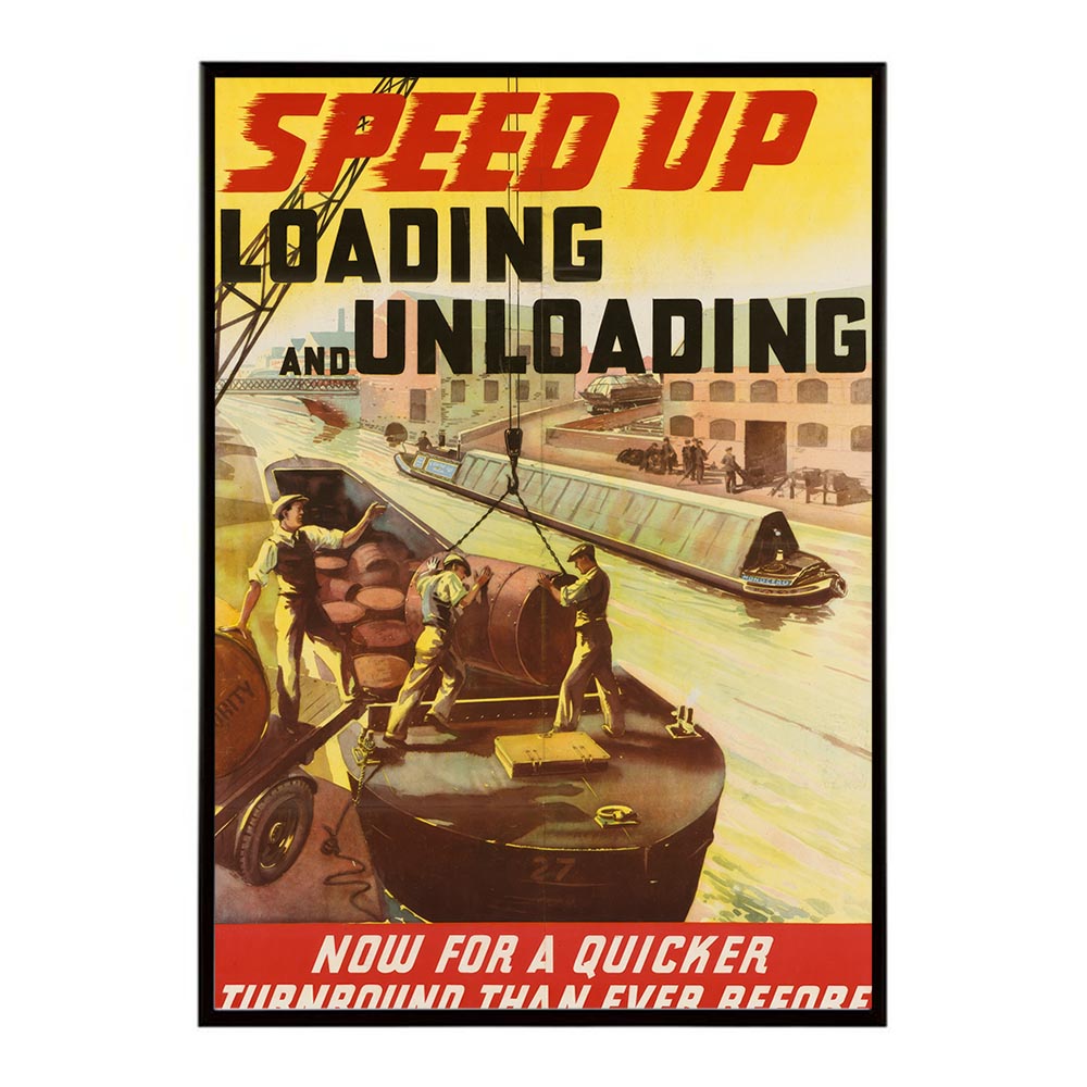 Speed_Up_Loading_and_Unloading超古いポスター 復刻 デジタルリマスター 古典 アンティーク 中世 昭和 大正 歴史 インテリア おしゃれ プリントポスター フォト オシャレ アート モダン【bn-poster-1545】