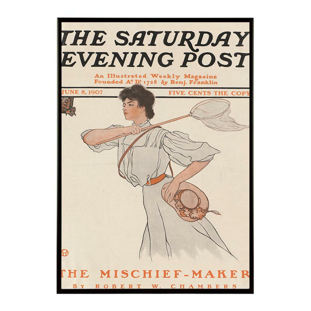 The_Saturday_evening_post_June_8907超古いポスター 復刻 デジタルリマスター 古典 アンティーク 中世 昭和 大正 歴史 インテリア おしゃれ プリントポスター フォト オシャレ アート モダン【bn-poster-1648】