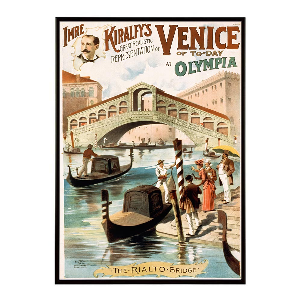 Imre_Kiralfy’s_great_realistic_representation_of_Venice_of_to-day_at_Olympia 超レトロ 古い 世界 ポスター インテリア クラシック 古典 ヴィンテージ アンティーク デジタルリマスター おしゃれ プリントポスター フォト オシャレ アート モダン 