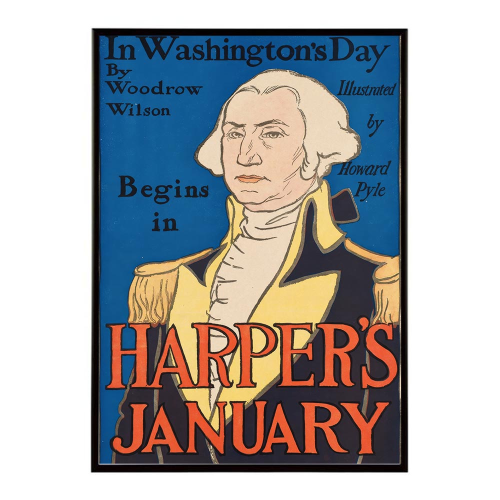 In Washington’s day 超レトロ 古い 世界 ポスター インテリア クラシック 古典 ヴィンテージ アンティーク デジタルリマスター おしゃれ プリントポスター フォト オシャレ アート モダン 【bn-poster-1850】