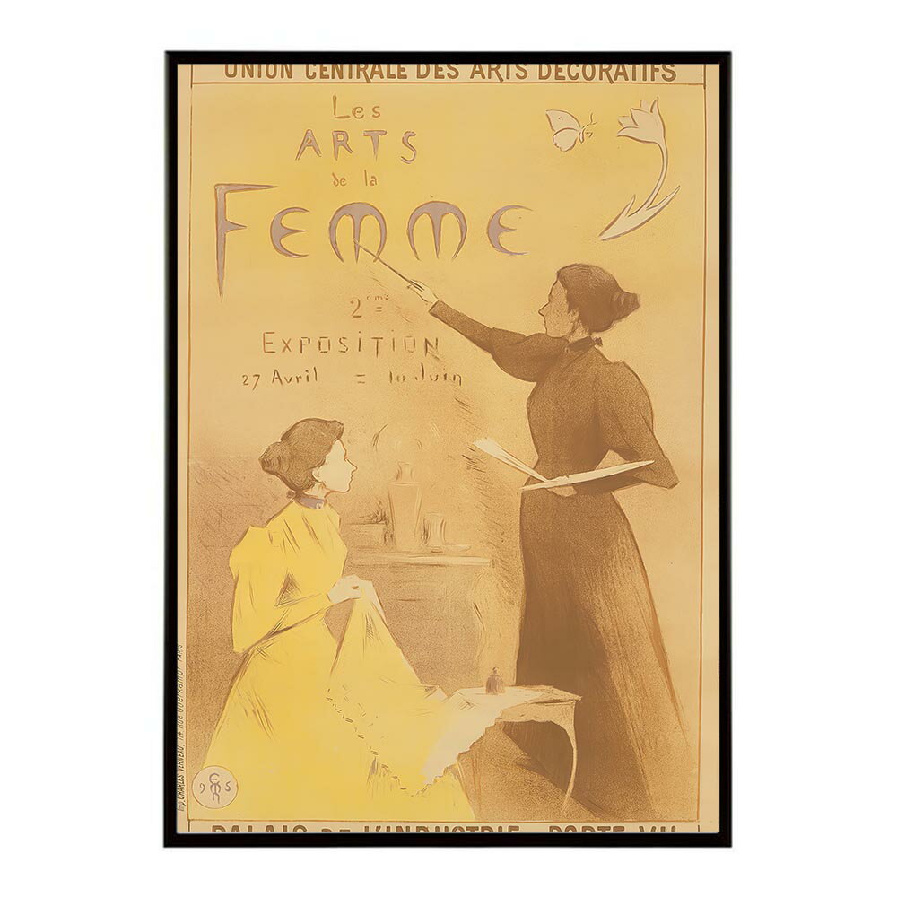 Rakuten - Les Arts de la Femme 超レトロ 古い 世界 ポスター インテリア クラシック 古典 ヴィンテージ アンティーク デジタルリマスター おしゃれ プリントポスター フォト オシャレ アート モダン 【bn-poster-1912】