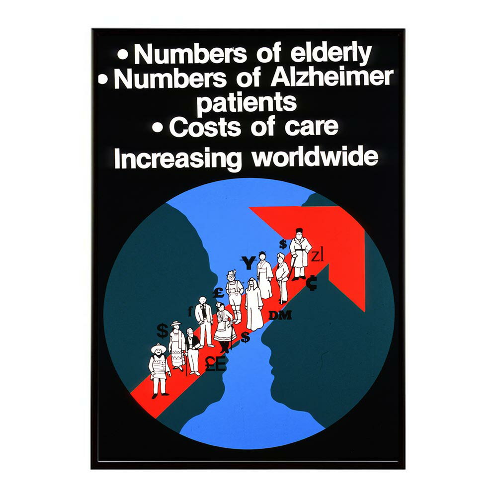 Numbers_of_elderly_numbers_of_Alzheimer_patients_costs_of_care_increasing_worldwide 超レトロ 古い 世界 ポスター インテリア クラシック 古典 デジタルリマスター おしゃれ プリントポスター フォト オシャレ アート モダン 