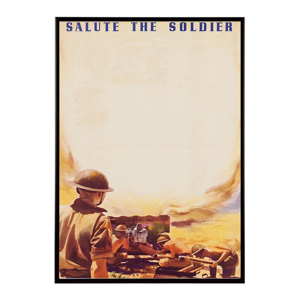 Salute_the_Soldier 超レトロ 古い 世界 ポスター インテリア クラシック 古典 ヴィンテージ アンティーク デジタルリマスター おしゃれ プリントポスター フォト オシャレ アート モダン 