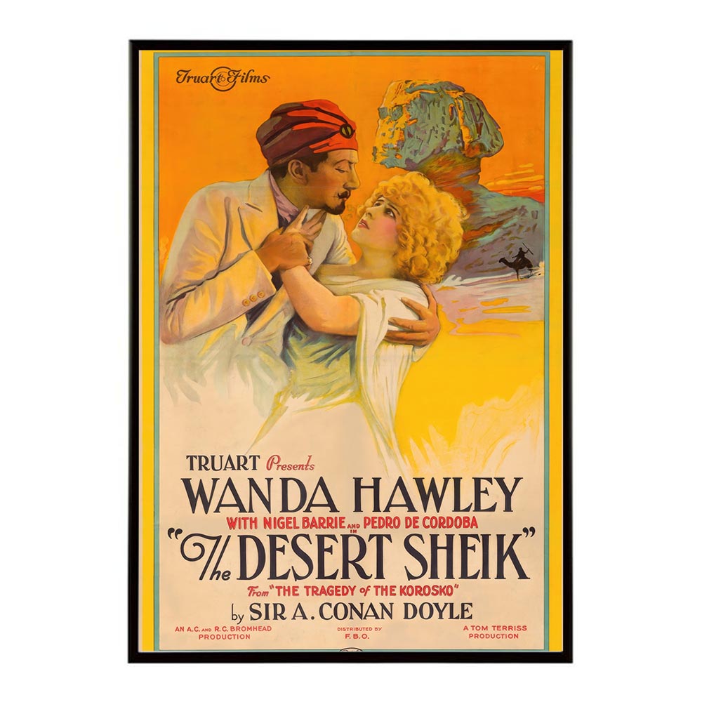 The Desert Sheik 超レトロ 古い 世界 ポスター インテリア クラシック 古典 ヴィンテージ アンティーク デジタルリマスター おしゃれ プリントポスター フォト オシャレ アート モダン 【bn-poster-2213】