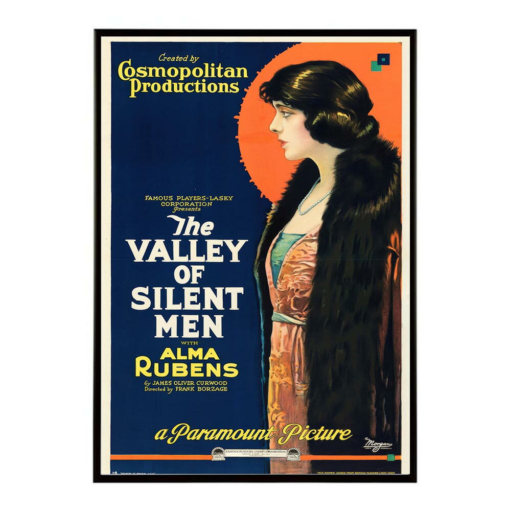 The Valley of Silent Men 超レトロ 古い 世界 ポスター インテリア クラシック 古典 ヴィンテージ アンティーク デジタルリマスター おしゃれ プリントポスター フォト オシャレ アート モダン 【bn-poster-2231】