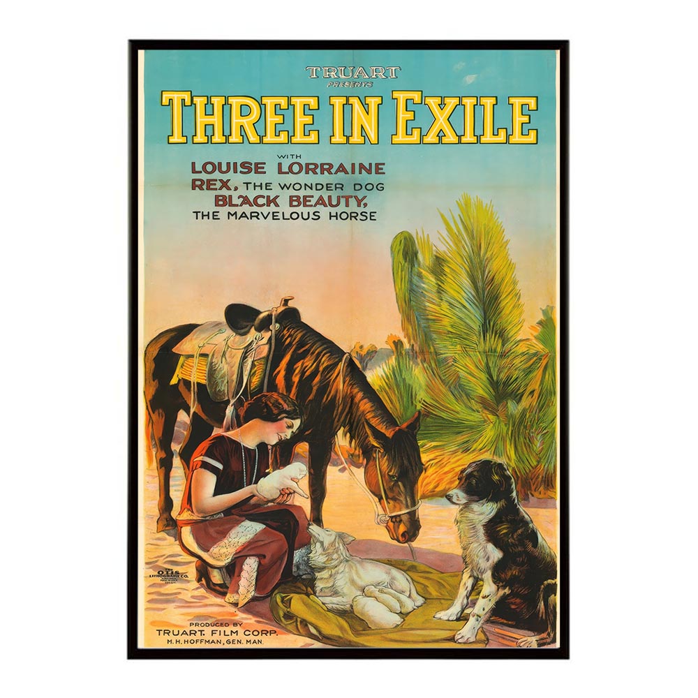 Three in Exile 超レトロ 古い 世界 ポスター インテリア クラシック 古典 ヴィンテージ アンティーク デジタルリマスター おしゃれ プリントポスター フォト オシャレ アート モダン 【bn-poster-2358】