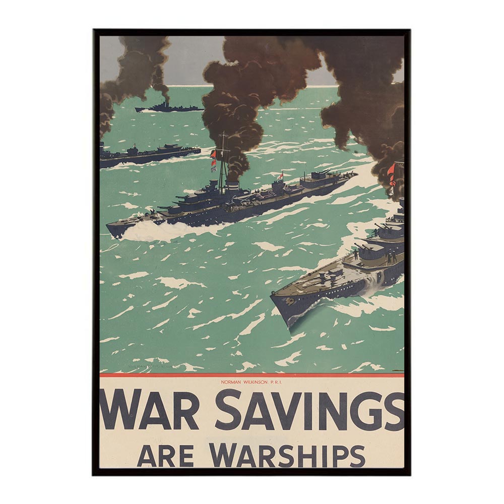 War_Savings_are_Warships 超レトロ 古い 世界 ポスター インテリア クラシック 古典 ヴィンテージ アンティーク デジタルリマスター おしゃれ プリントポスター フォト オシャレ アート モダン 【bn-poster-2416】