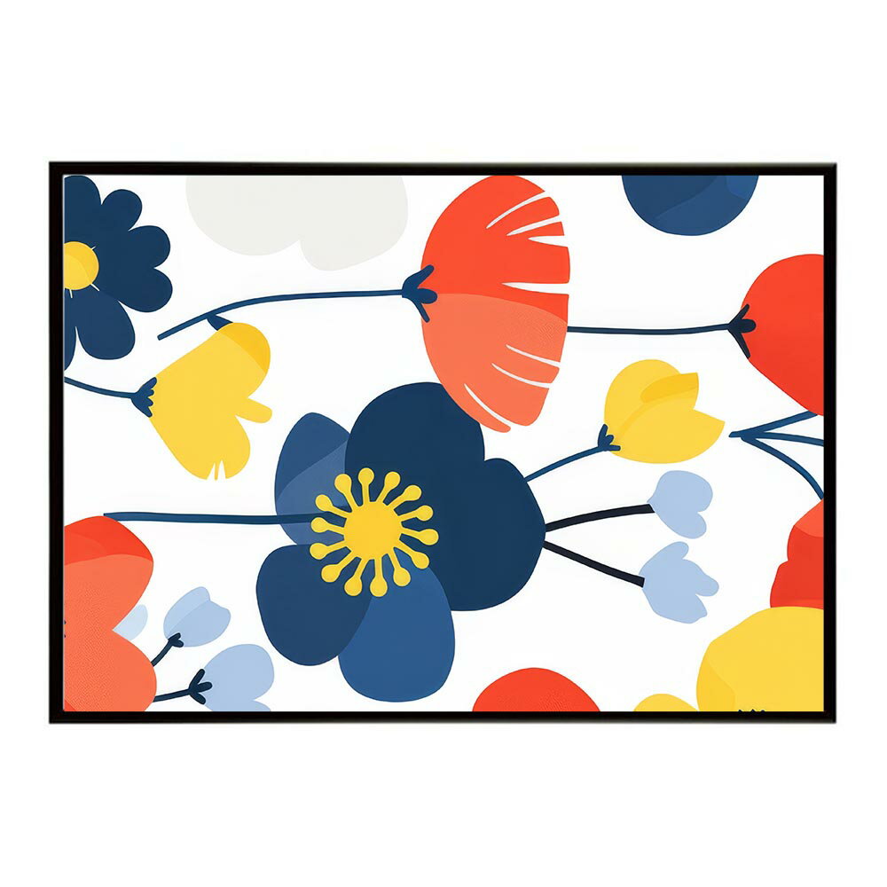 北欧 ノルディック イラスト 花 フラワー 植物 ブーケ 絵画 イラストポスター 用紙とサイズが選べる インテリア おしゃれ プリントポスター フォト オシャレ アート モダン シンプル お洒落 特大 大きい【lh-poster-5379】