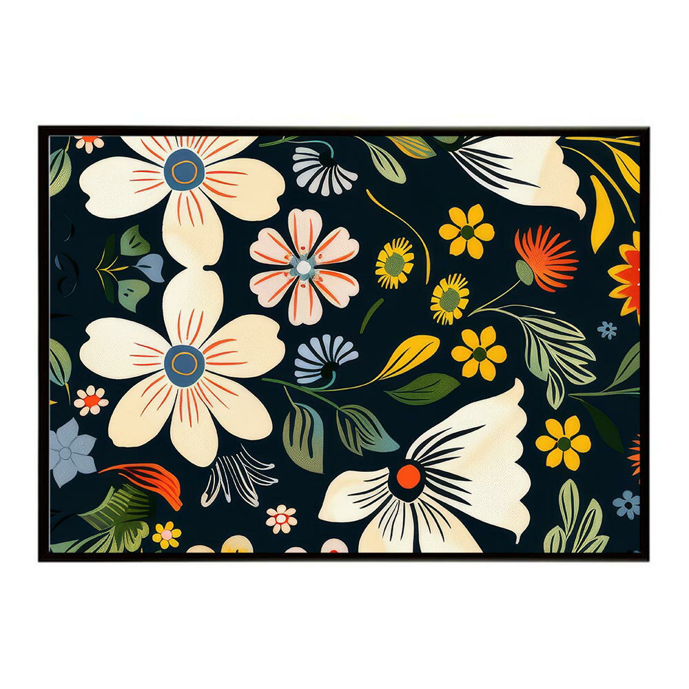 北欧 ノルディック イラスト 花 フラワー 植物 ブーケ 絵画 イラストポスター 用紙とサイズが選べる インテリア おしゃれ プリントポスター フォト オシャレ アート モダン シンプル お洒落 特大 大きい【lh-poster-5385】