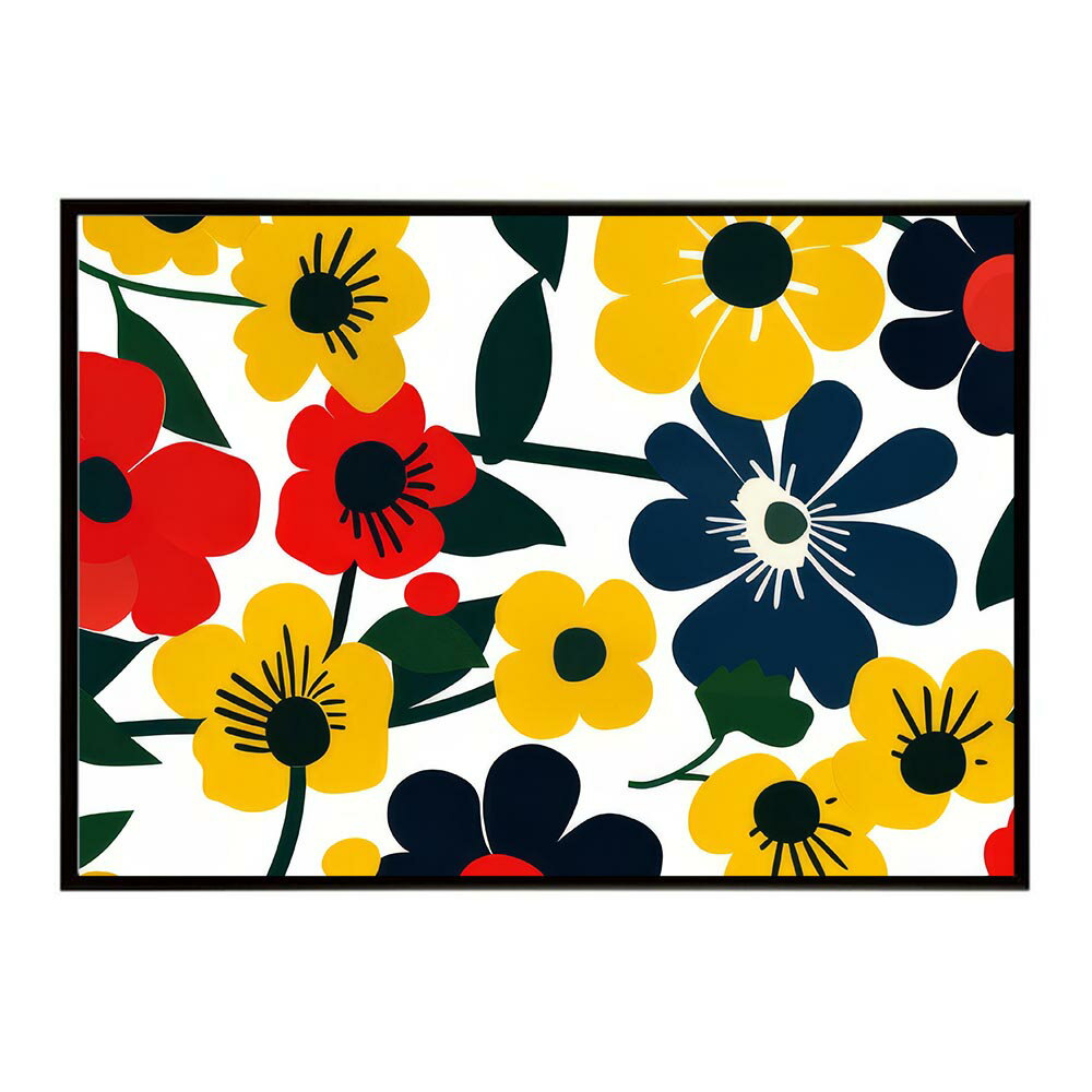 北欧 ノルディック イラスト 花 フラワー 植物 ブーケ 絵画 イラストポスター 用紙とサイズが選べる インテリア おしゃれ プリントポスター フォト オシャレ アート モダン シンプル お洒落 特大 大きい【lh-poster-5402】