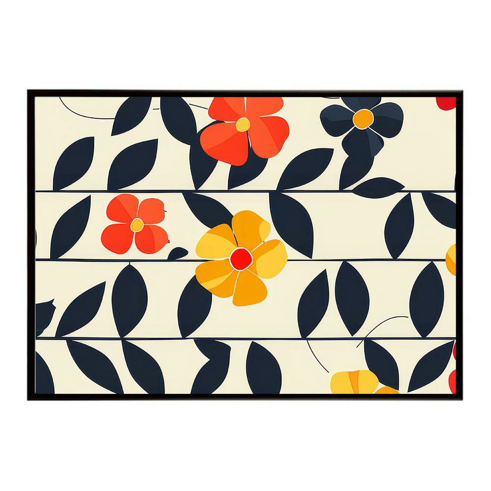 北欧 ノルディック イラスト 花 フラワー 植物 ブーケ 絵画 イラストポスター 用紙とサイズが選べる インテリア おしゃれ プリントポスター フォト オシャレ アート モダン シンプル お洒落 特大 大きい【lh-poster-5408】
