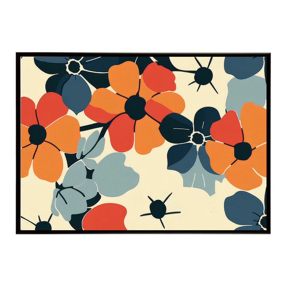 北欧 ノルディック イラスト 花 フラワー 植物 ブーケ 絵画 イラストポスター 用紙とサイズが選べる インテリア おしゃれ プリントポスター フォト オシャレ アート モダン シンプル お洒落 特大 大きい【lh-poster-5412】